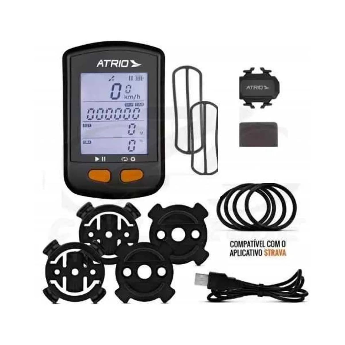 GPS Atrio Ciclismo Steel com Sensor de Cadência BI132