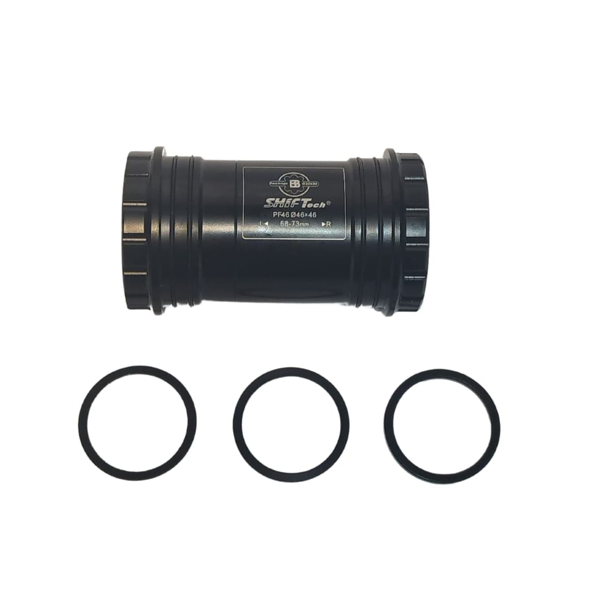 Movimento Central Shif Tech 46mm Selado Press Fit 68/73mm Para Eixo 30/30mm Com Interlock