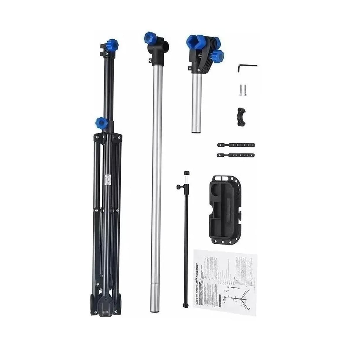 Suporte Cavalete Manutenção Bike Tripe Garra7 + Barra Top Móvel
