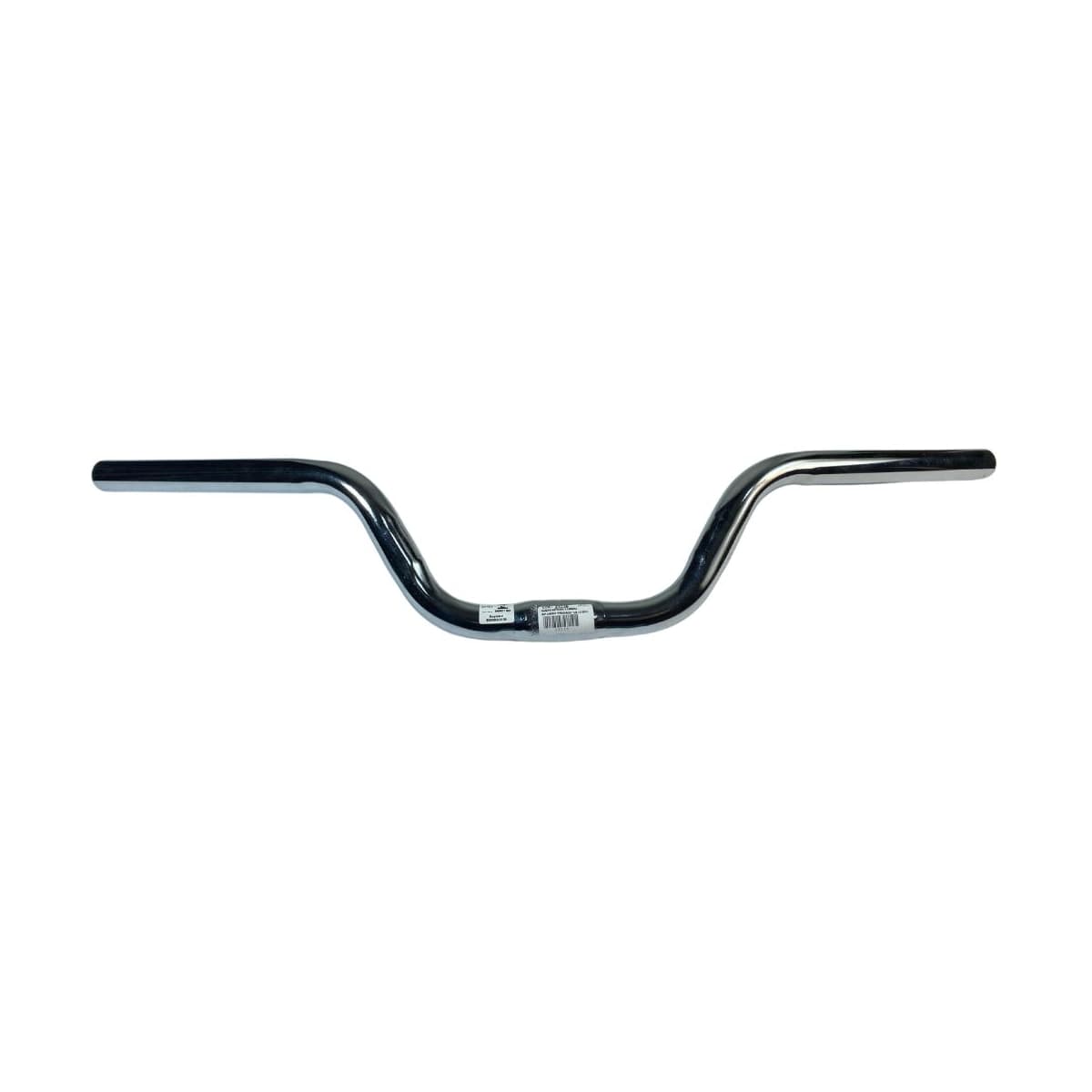 Guidão Estrada Aço Tubo Cross Prata Expandido