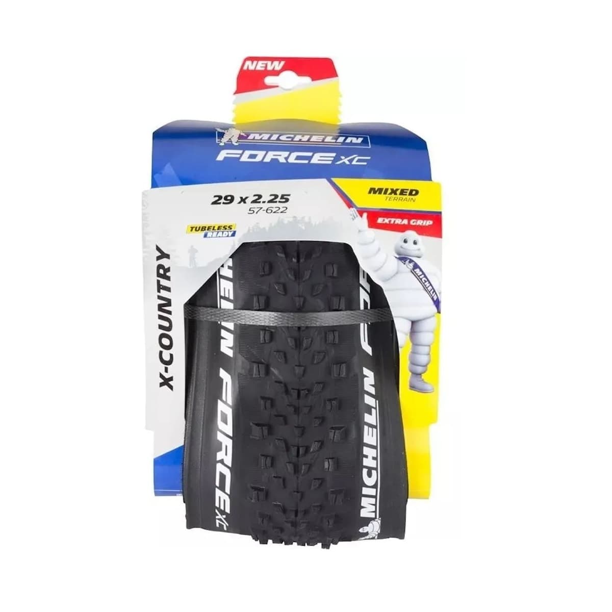 Pneu 29x2.25 Force Xc Competition 3x110 TPI Michelin Preto Kevlar