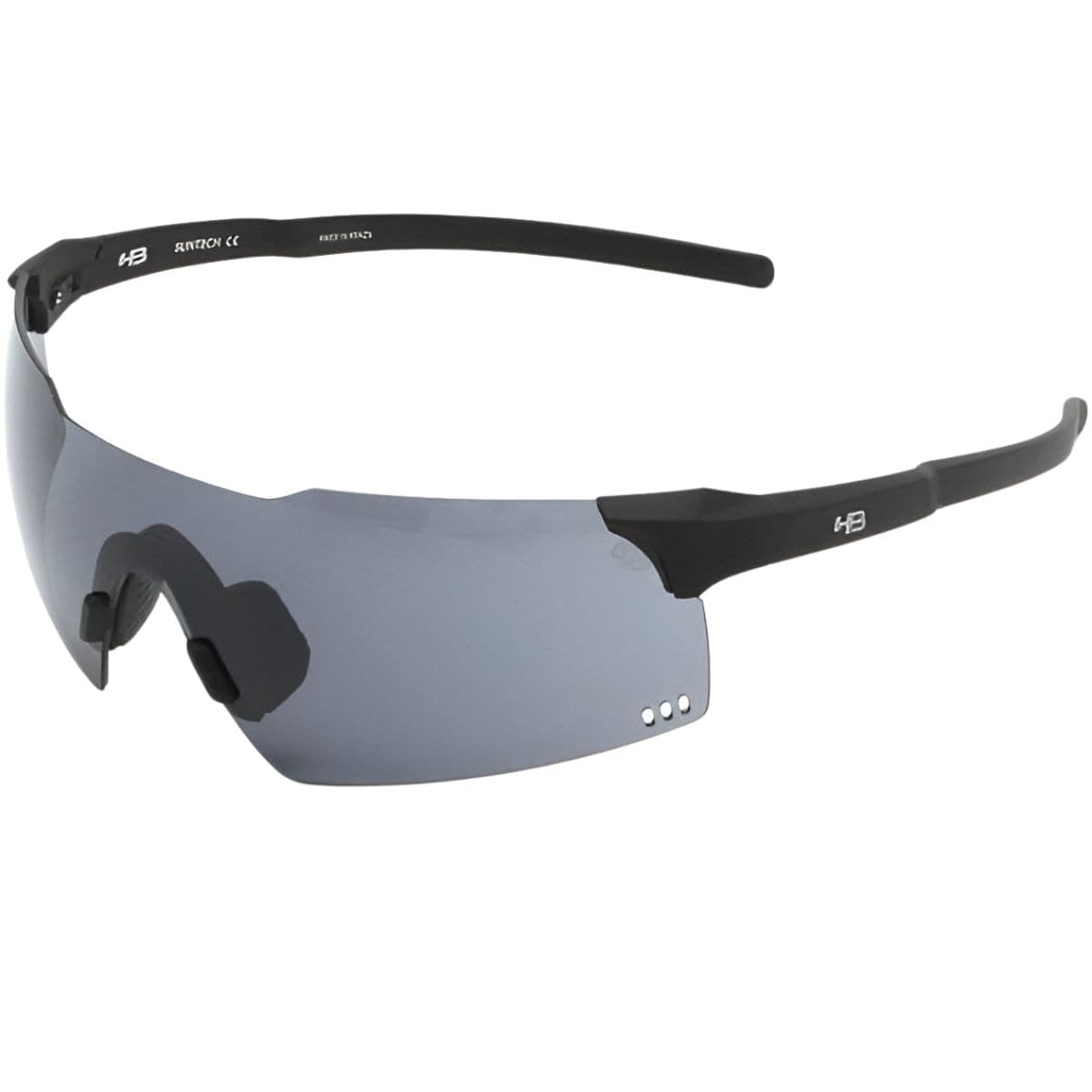 Óculos Ciclismo HB Presto Preto Fosco Cinza Proteção UV
