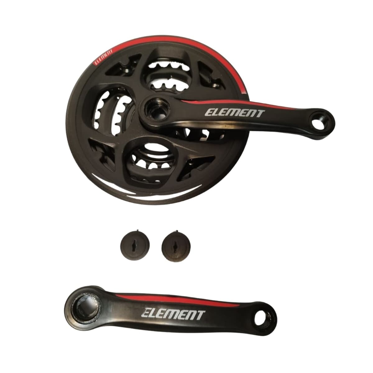 Pedivela Aço Triplo Element 24/34/42D Reduzido Preto 155mm Ponta Quadrada Com Protetor