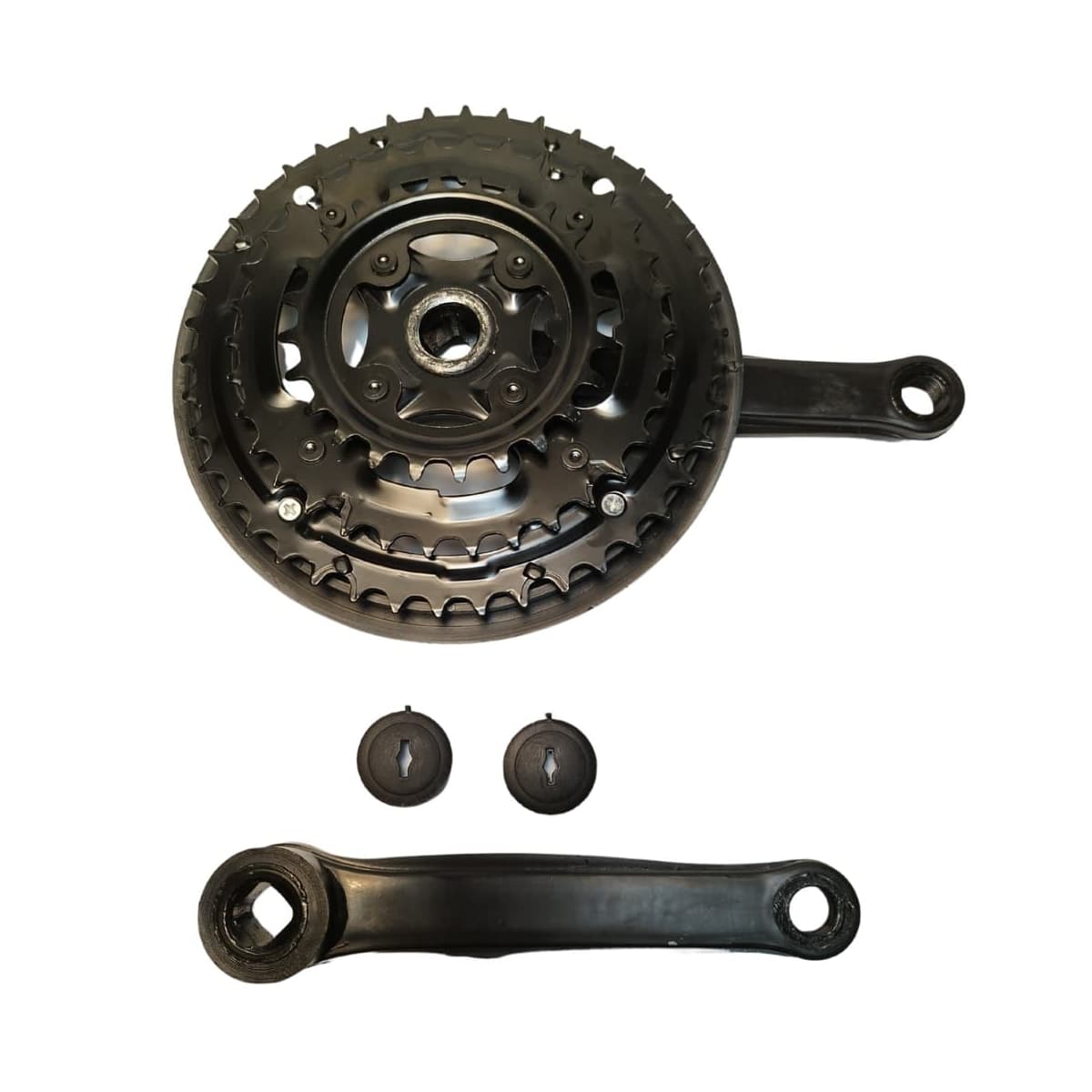 Pedivela Aço Triplo Element 24/34/42D Reduzido Preto 155mm Ponta Quadrada Com Protetor