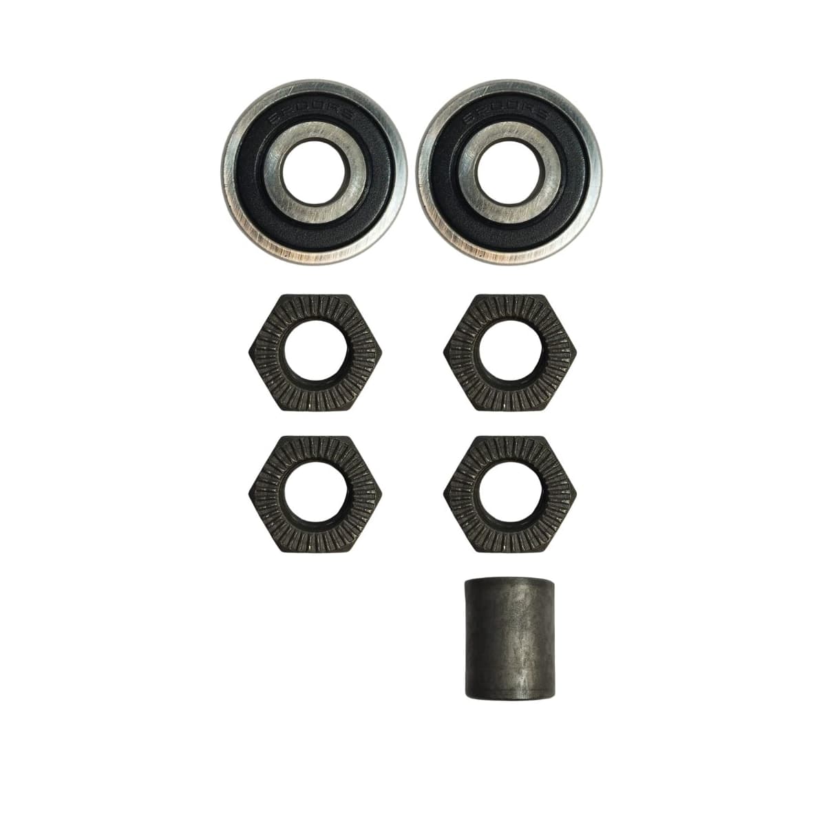 Eixo Traseiro Furado Importado 145mm Aço Preto Grosso 3/8
