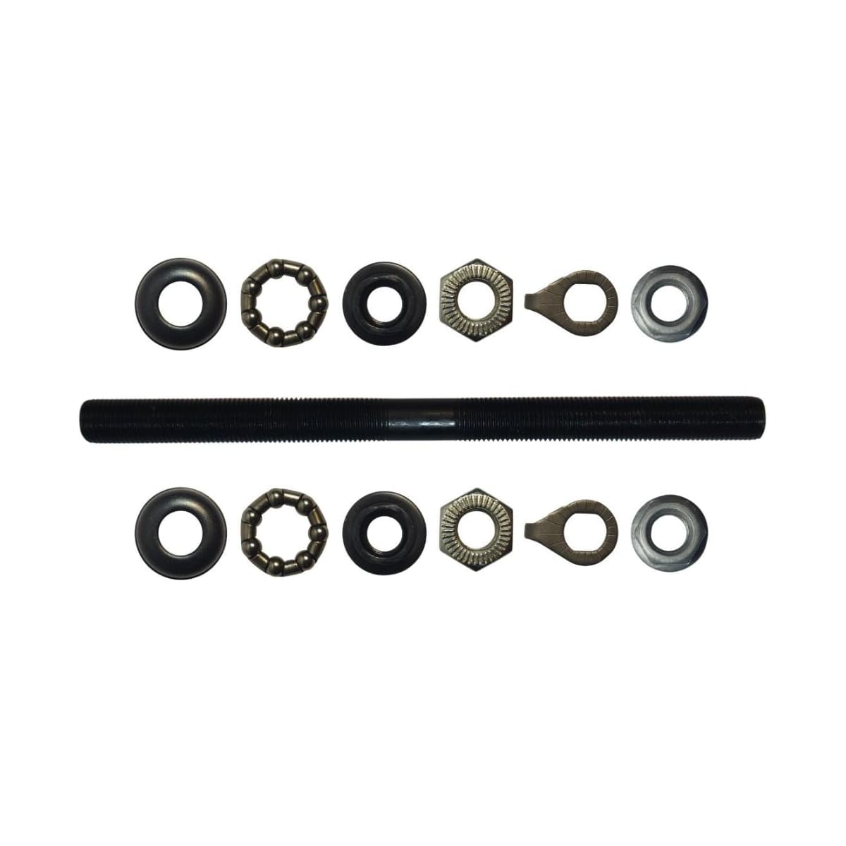 Eixo Dianteiro Paco 140mm Aço Preto Grosso 3/8