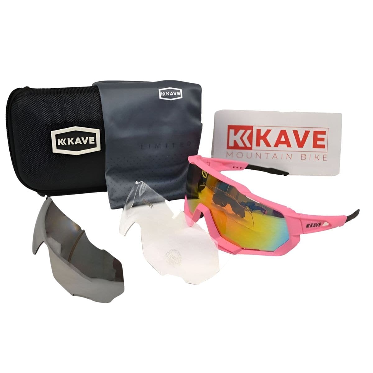Oculos Ciclismo Kave Revo 3 Lentes