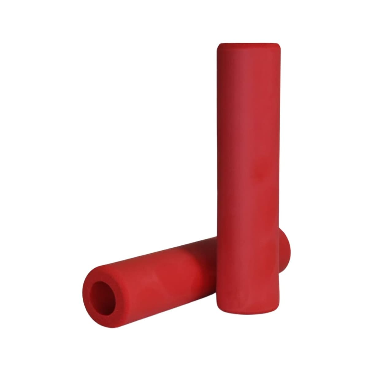 Manopla Bike STN Vermelho Silicone Premium 130mm