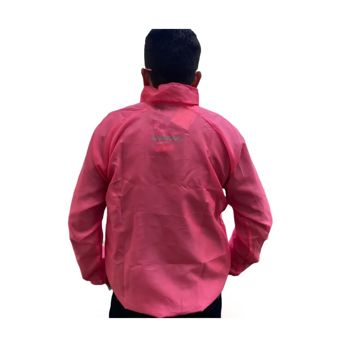 Jaqueta Corta Vento Garra7 Cycling Rosa Fluor G