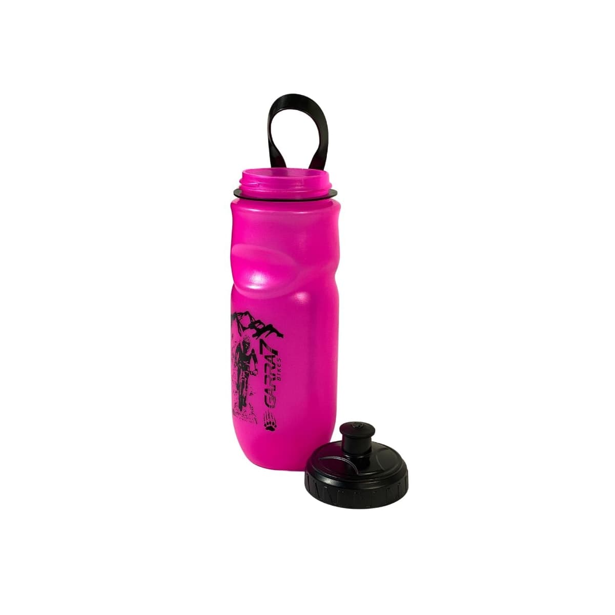 Garrafa Caramanhola 650ML Garra7 Rosa Translucido