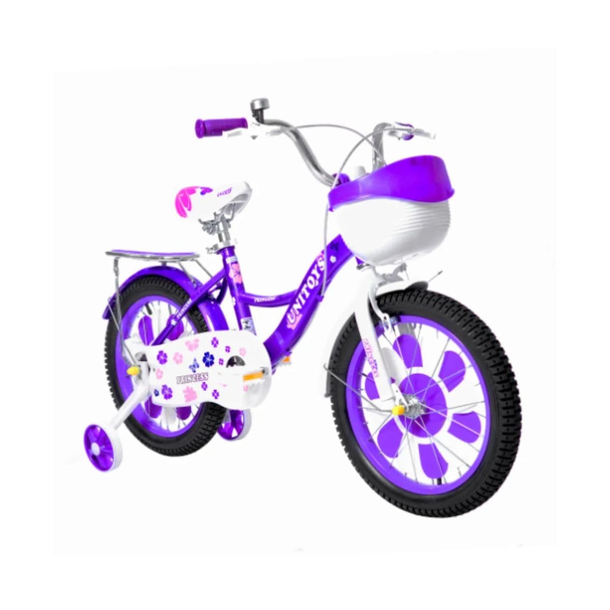 Bicicleta Aro 16 Unitoys Princess Roxo