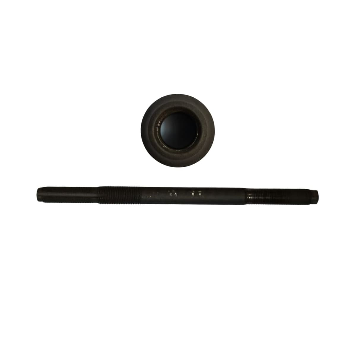 Eixo Traseiro Contra Pedal Velamos 157mm Aço Preto Grosso 3/8