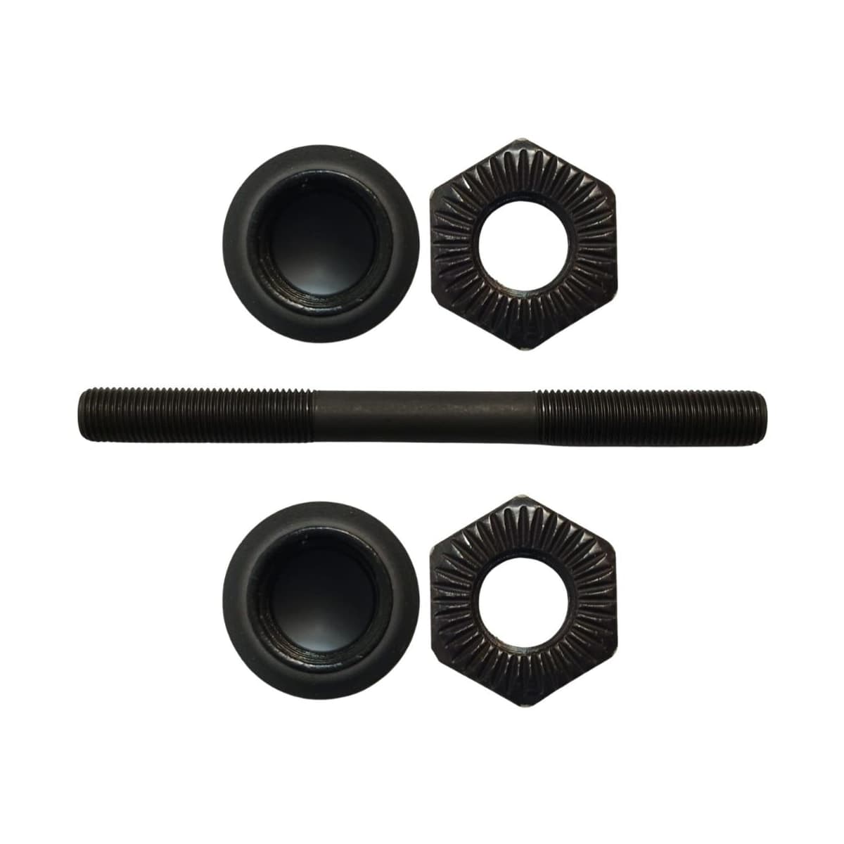 Eixo Dianteiro Furado Shimano 110mm Aço Preto