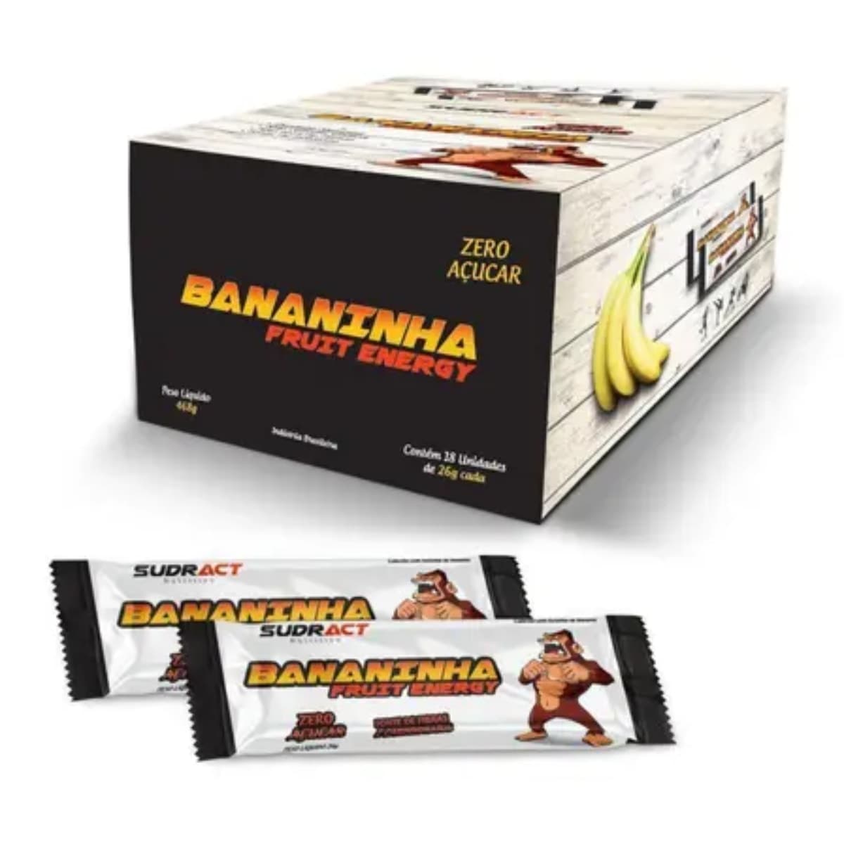 Suplemento Sudract Bananinha Zero Açucar ( 18 Unidades )