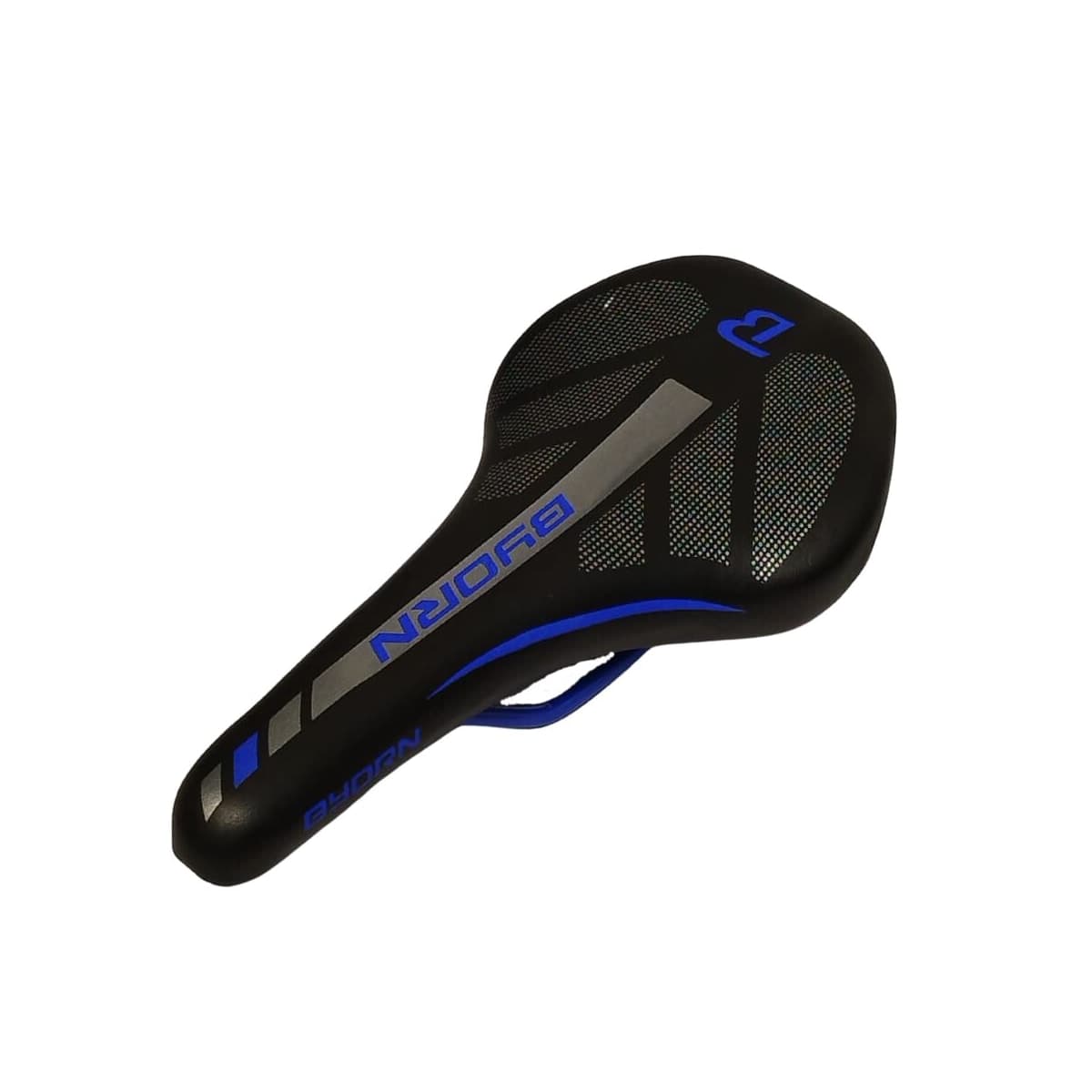 Selim MTB Byorn LE-026 Preto e Azul Com Manopla
