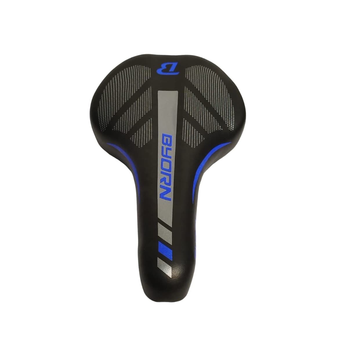 Selim MTB Byorn LE-026 Preto e Azul Com Manopla