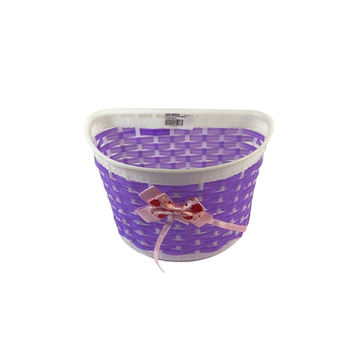 Cesta de Bicicleta Aro 16 Importado Nylon Violeta