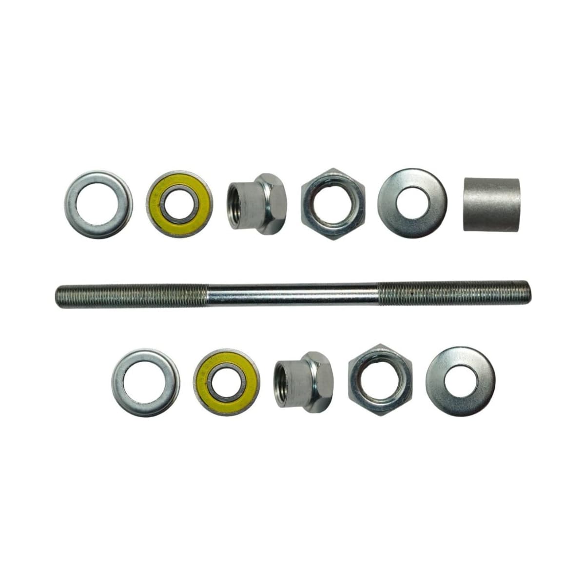 Eixo Traseiro Nek 175mm Aço Grosso 3/8 Com Rolamento