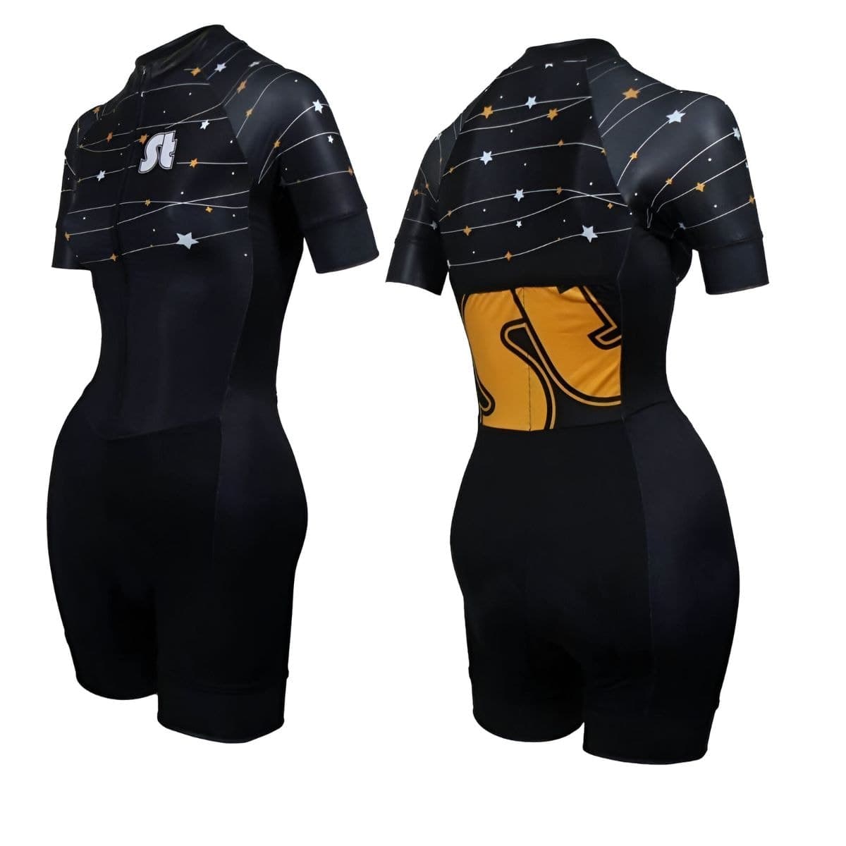 Macaquinho Femenino Stroll Estrela Preto