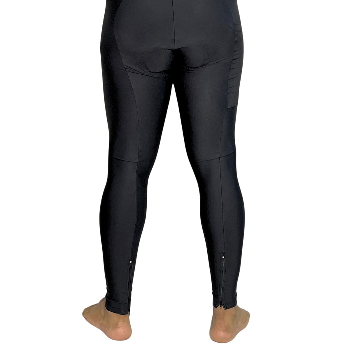 Calça Ciclismo Masculina Stroll Preto Bolso e Ziper