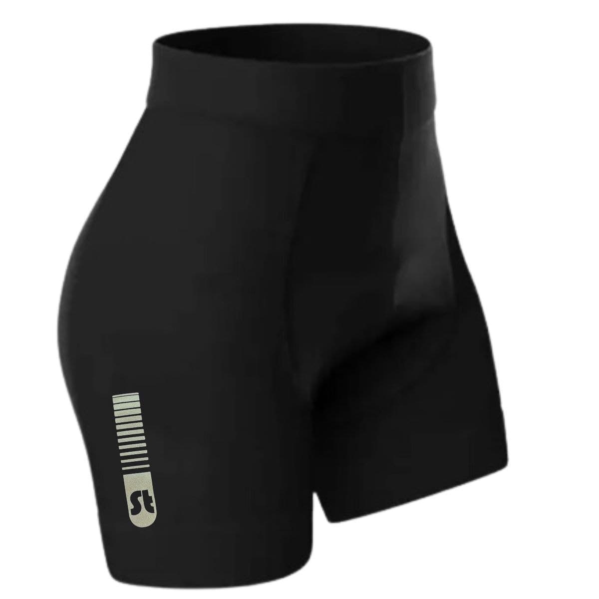 Bermuda Ciclismo Feminina Stroll Podium Preto Sem Bolso