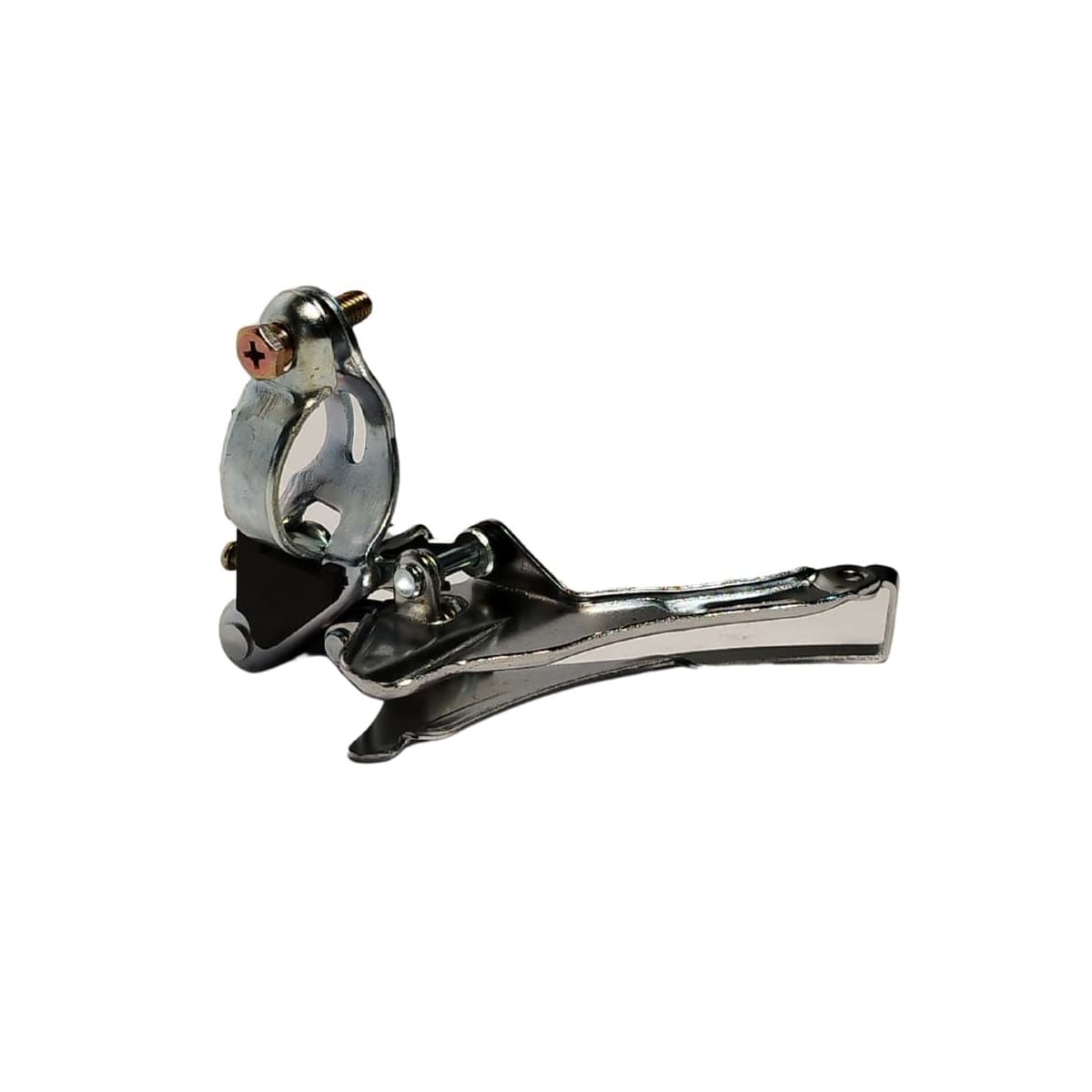 Cambio Dianteiro Saiguan QD-08A  28,6mm Puxa Por Cima Cromado Para Pedivela Reduzido