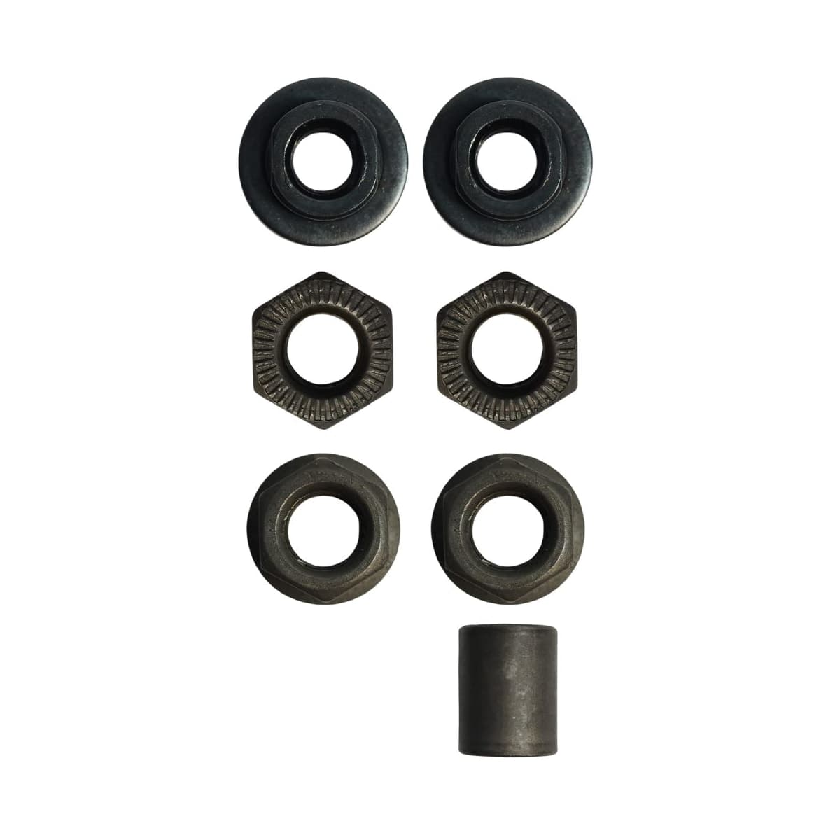 Eixo Traseiro Paco 180mm Aço Preto Grosso 3/8