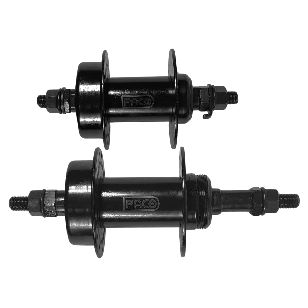 Cubo Aço Paco Rosca 36 Furos Preto Com Porca