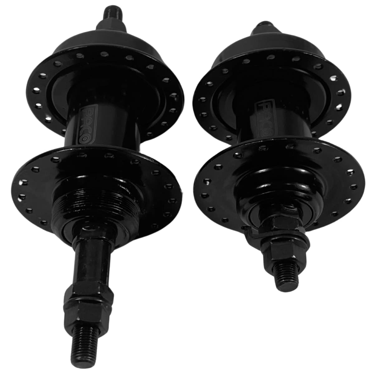 Cubo Aço Paco Rosca 36 Furos Preto Com Porca