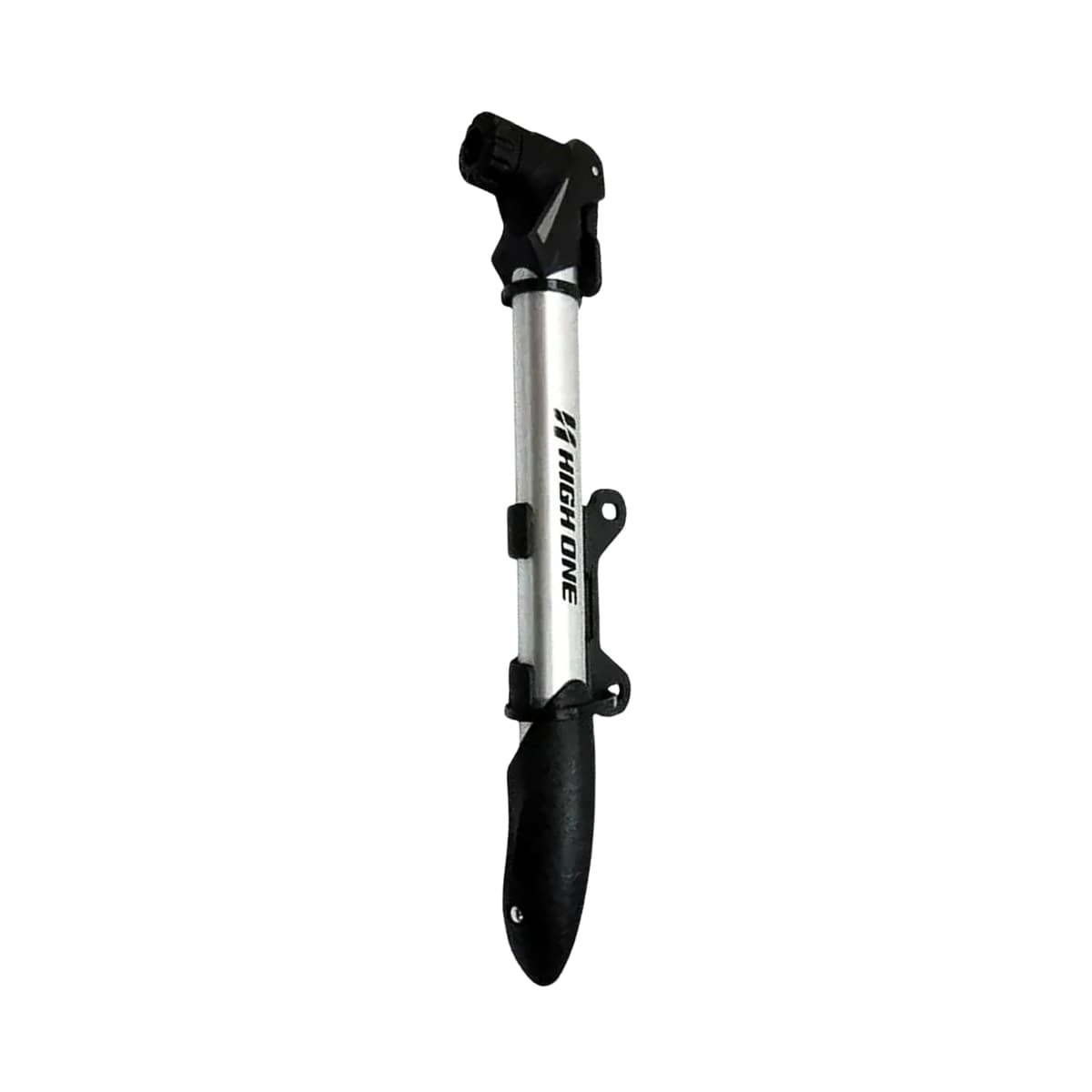 Mini Bomba de Ar Bicicleta High One GP Bico Duplo Com Punho