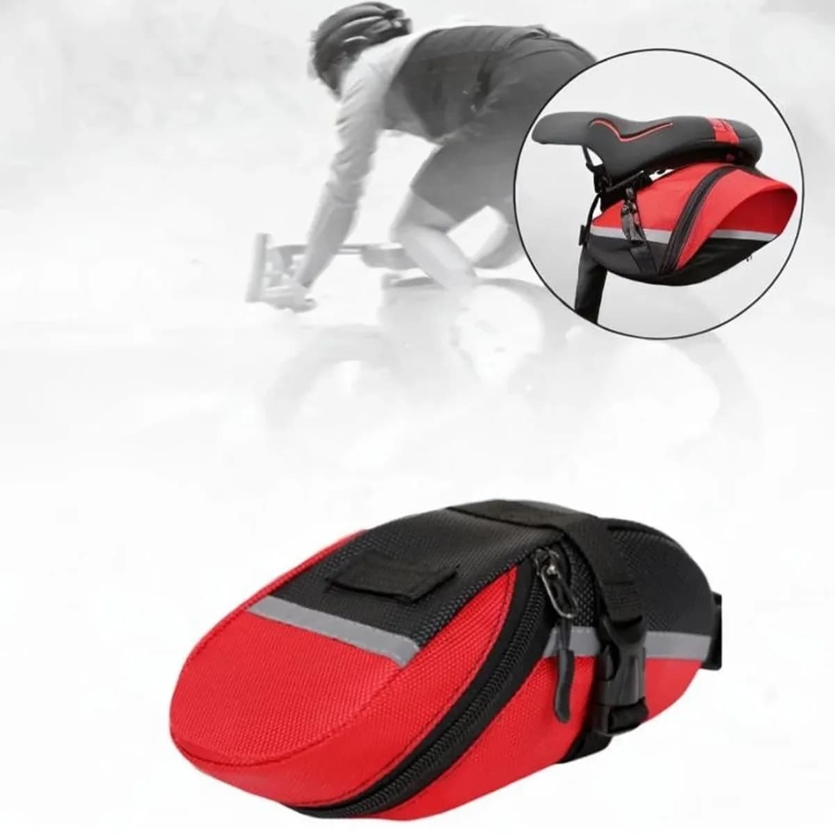 Bolsa Selim Garra7 H1141 Vermelho