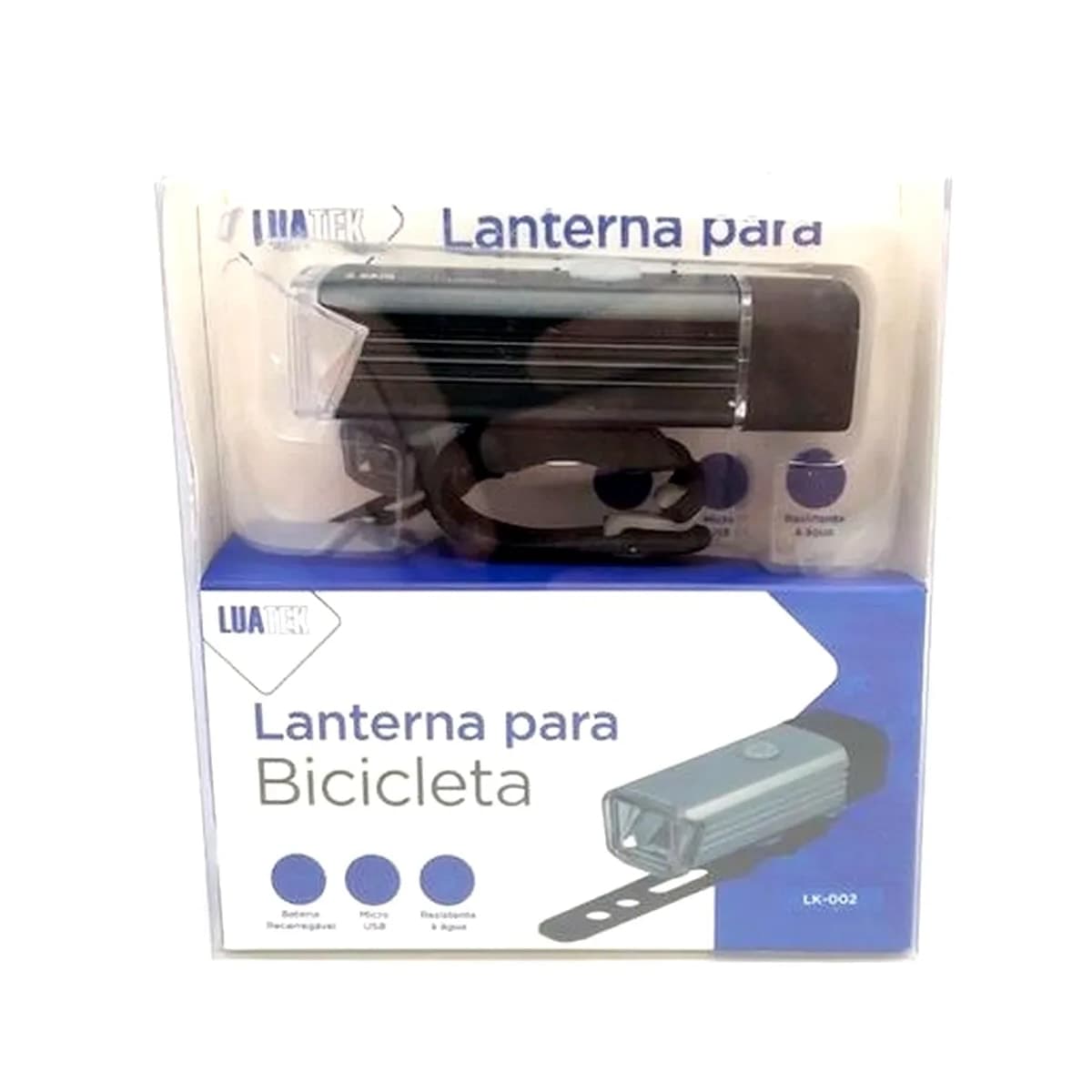 Farol Bike Luatek LK-002 Recarregável