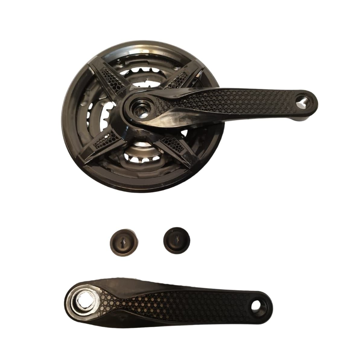 Pedivela Aço Triplo GTS 24/34/42D Reduzido Preto 175mm Ponta Quadrada Com Protetor 9V