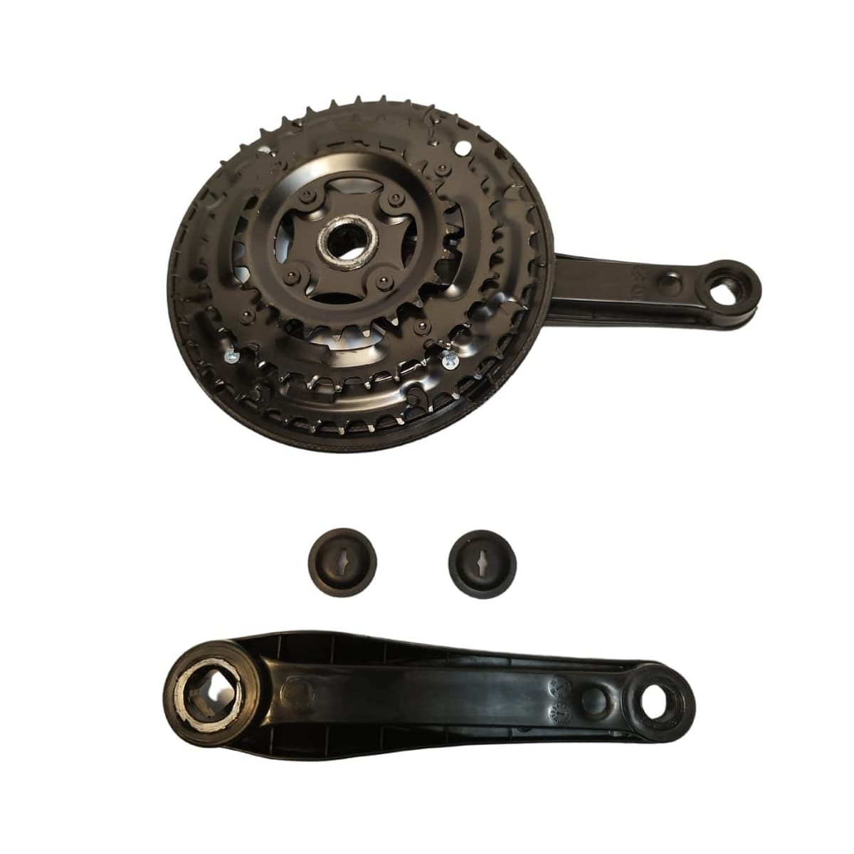 Pedivela Aço Triplo GTS 24/34/42D Reduzido Preto 175mm Ponta Quadrada Com Protetor 9V