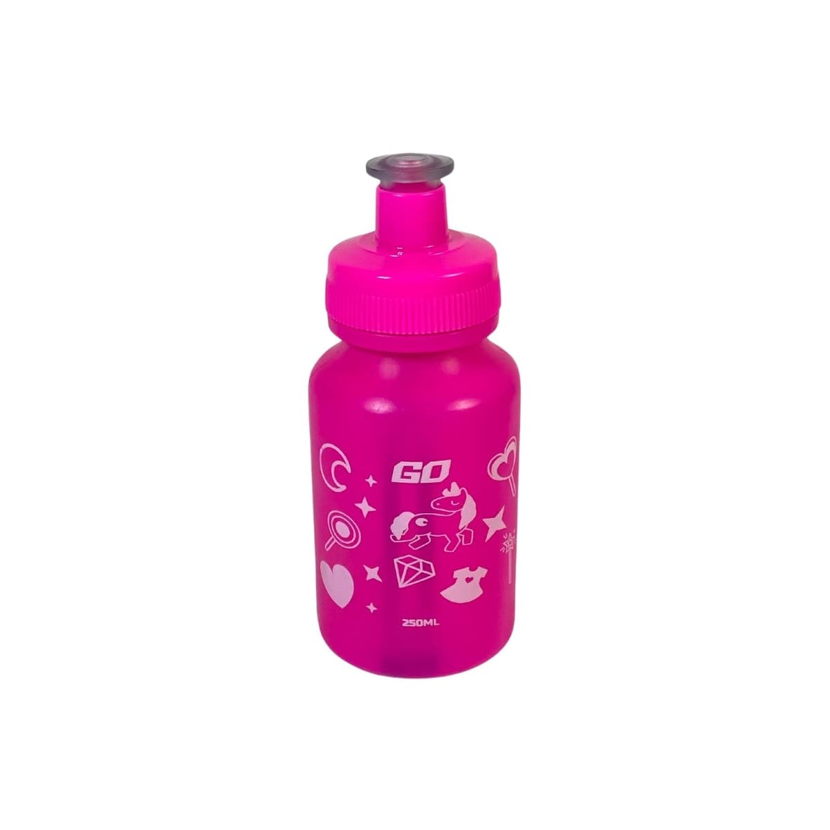 Garrafa Caramanhola 250ML Garra7 Unicórnio Rosa