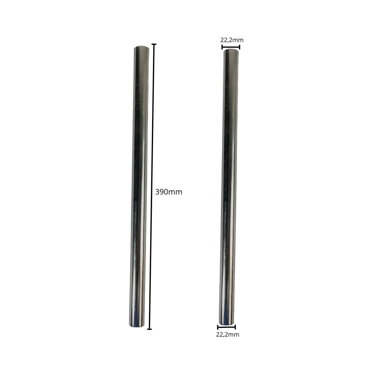 Canote de Selim Tubo Cross Aço 22,2mm X 390mm Zincado
