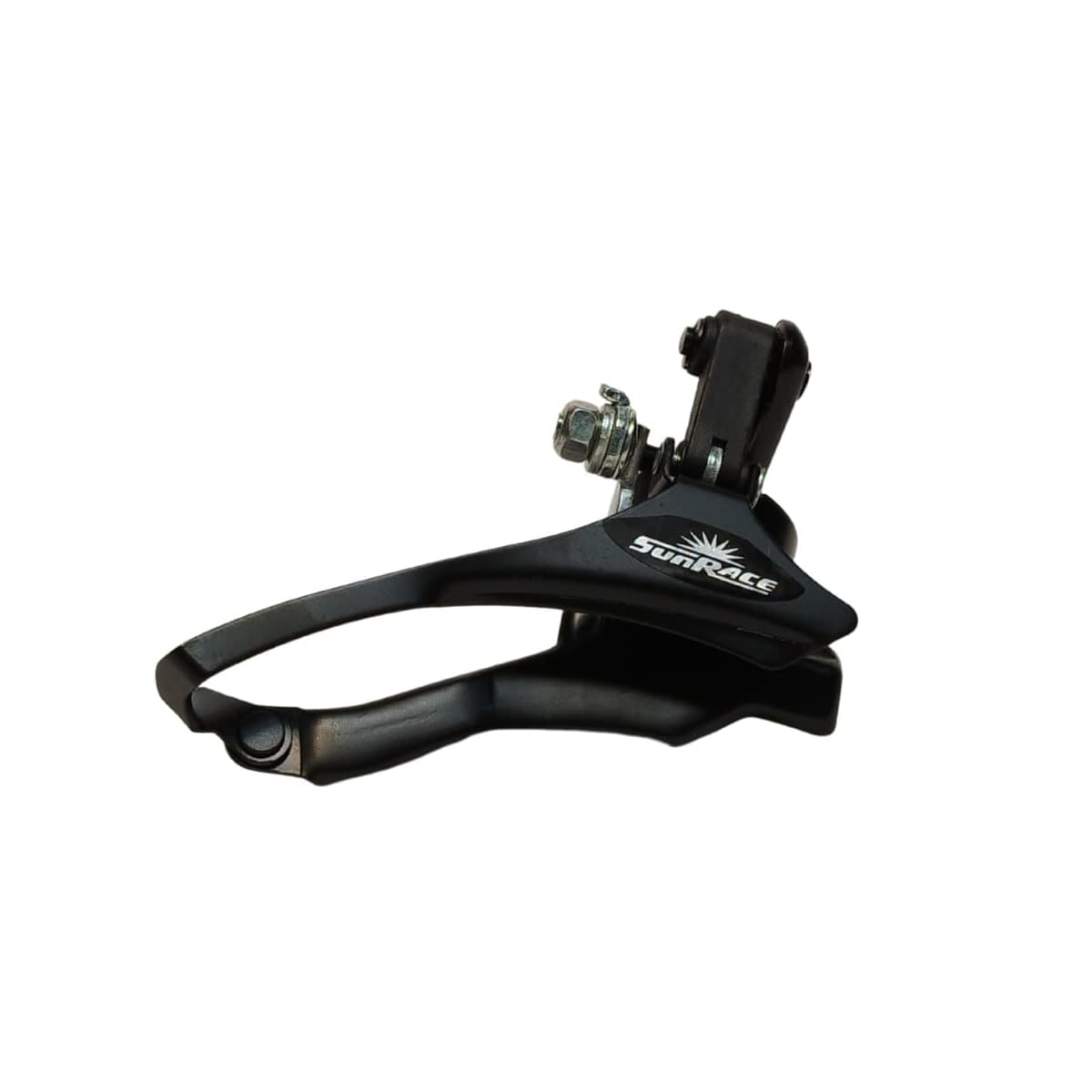 Cambio Dianteiro Sunrace SR M2S 31,8mm Puxa Por Cima Preto Para Pedivela Reduzido