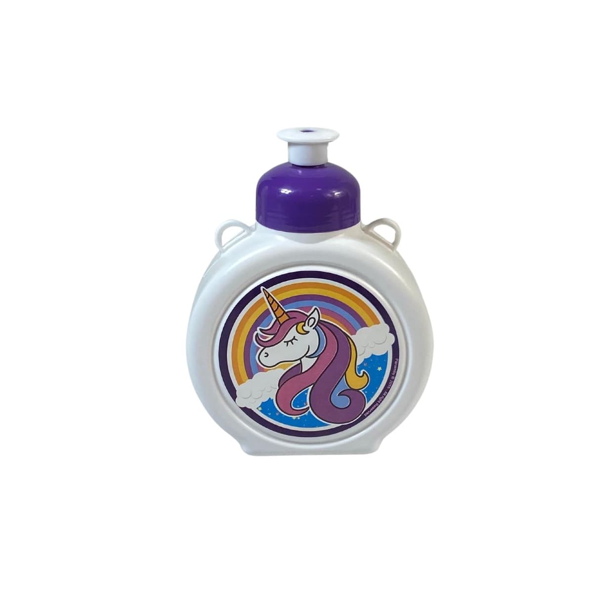 Garrafa Caramanhola Kids 430ML BKZ Branco Unicornio