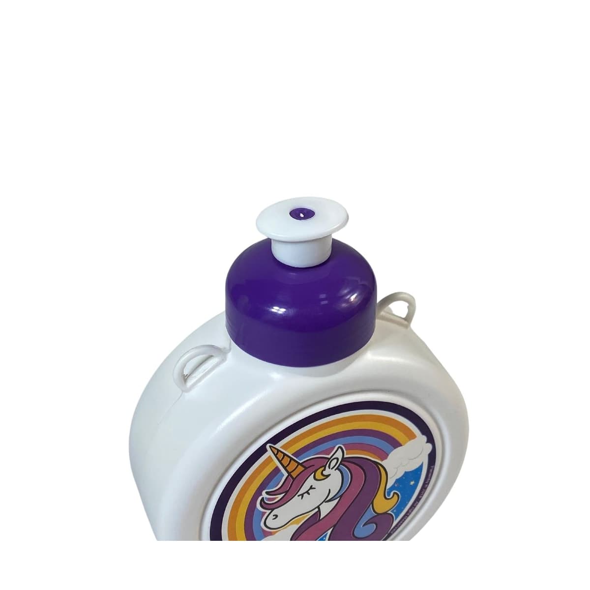 Garrafa Caramanhola Kids 430ML BKZ Branco Unicornio