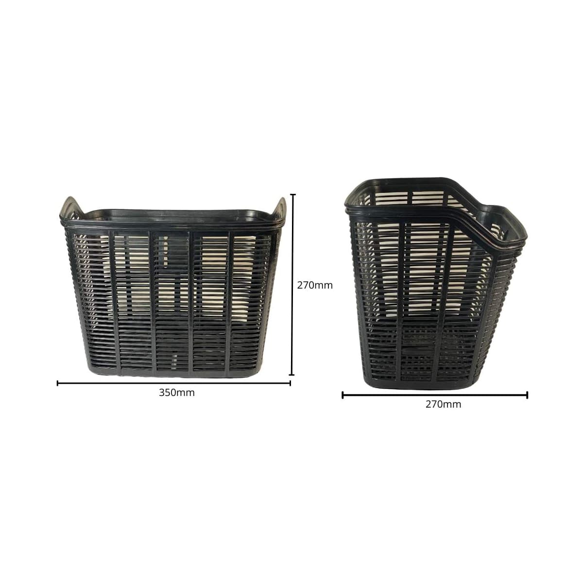 Cesta de Bicicleta Aro 26 Importado Nylon Preto