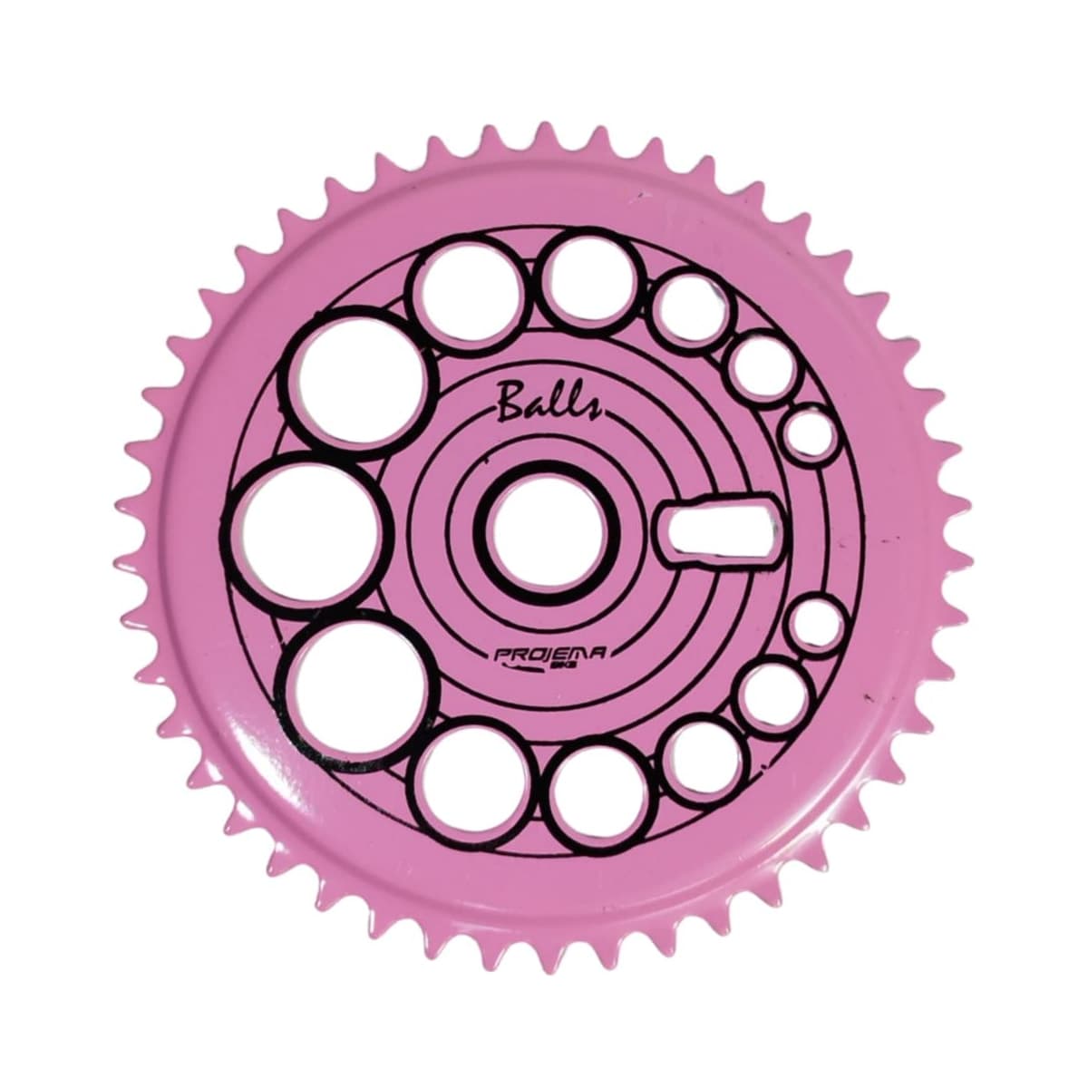 Coroa Galic Silk Balls Rosa 46 Dentes Aço