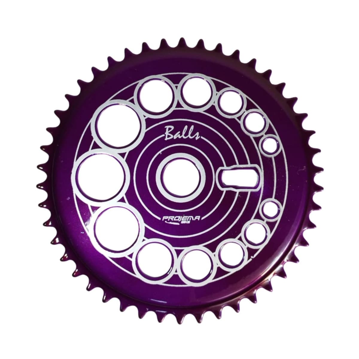 Coroa Galic Silk Balls Violeta 46 Dentes Aço