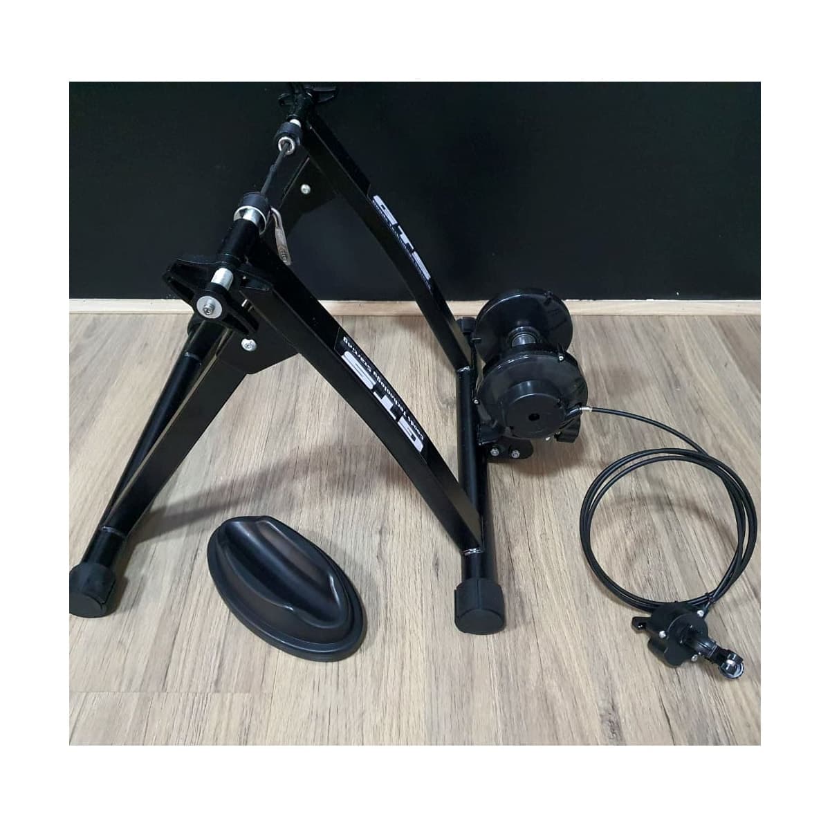 Rolo Treino GTS Bicicleta Magnético Regulagem Guidão Preto