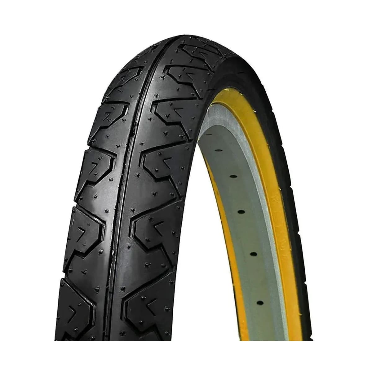 Pneu 26x1.1/2x2 Kenda Slick K-90 Faixa Amarela