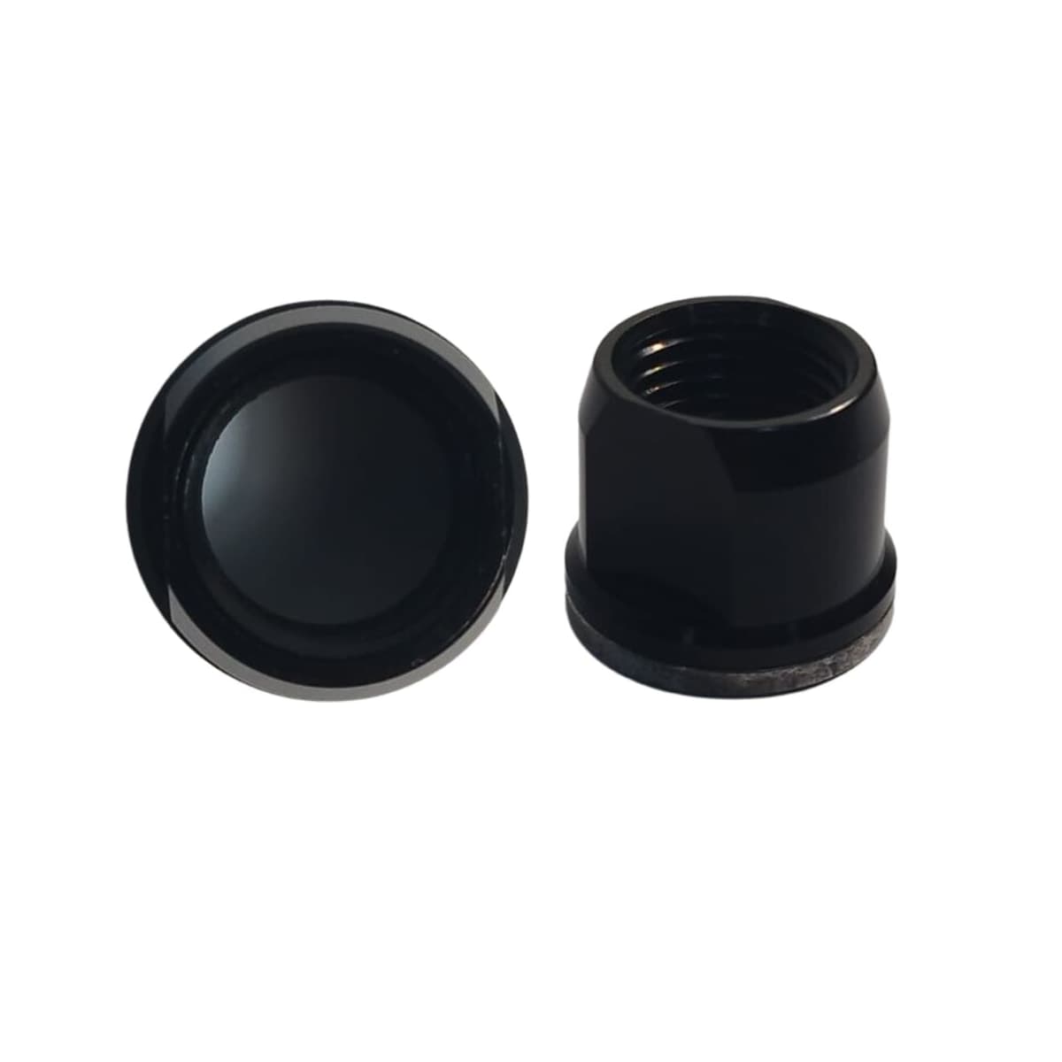 Eixo Passante Dianteiro Kapa 145/160mm Alumínio Preto Grosso 15mm