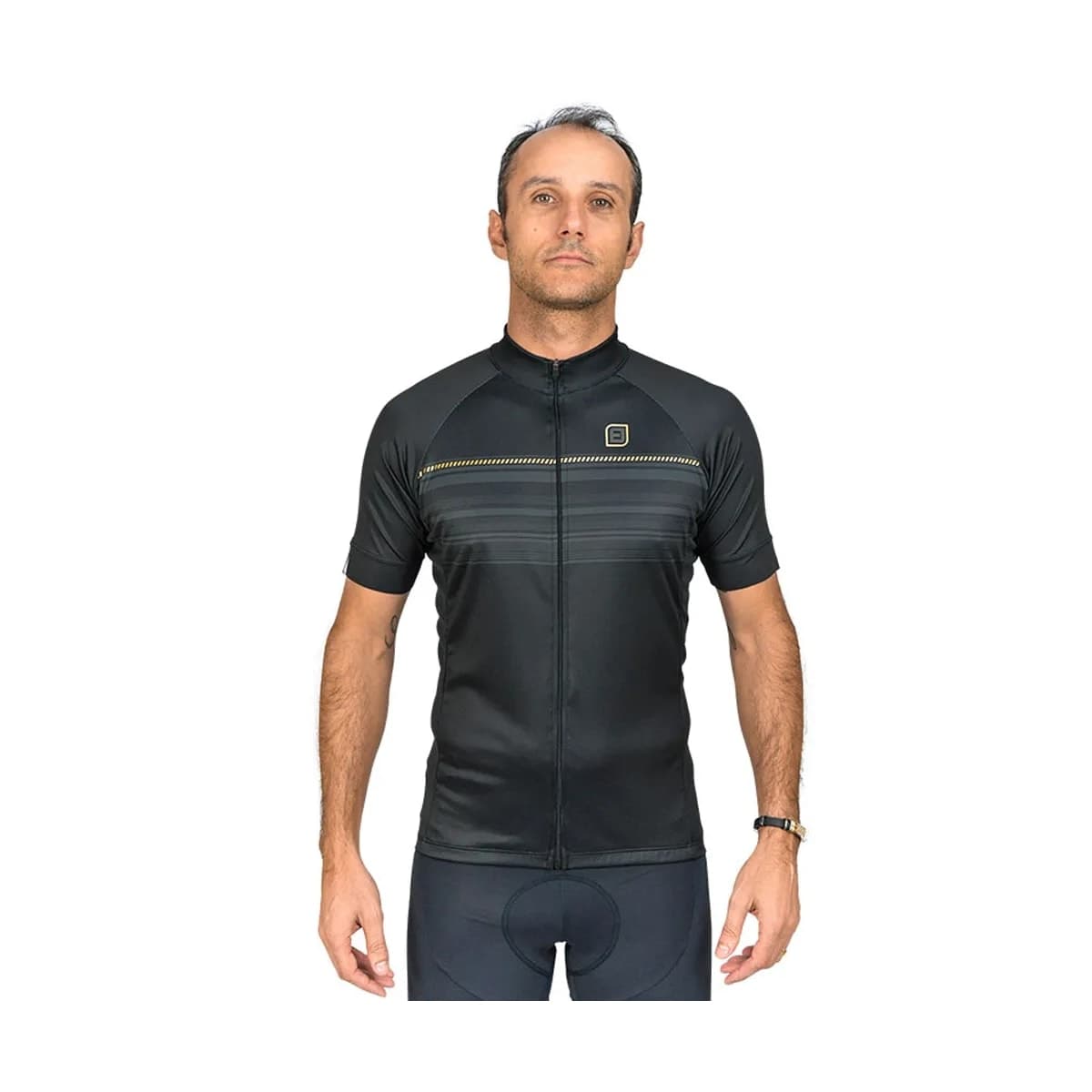 Camisa Ciclismo F13 Furbo Manga Curta Zi Zb Nobile Preto