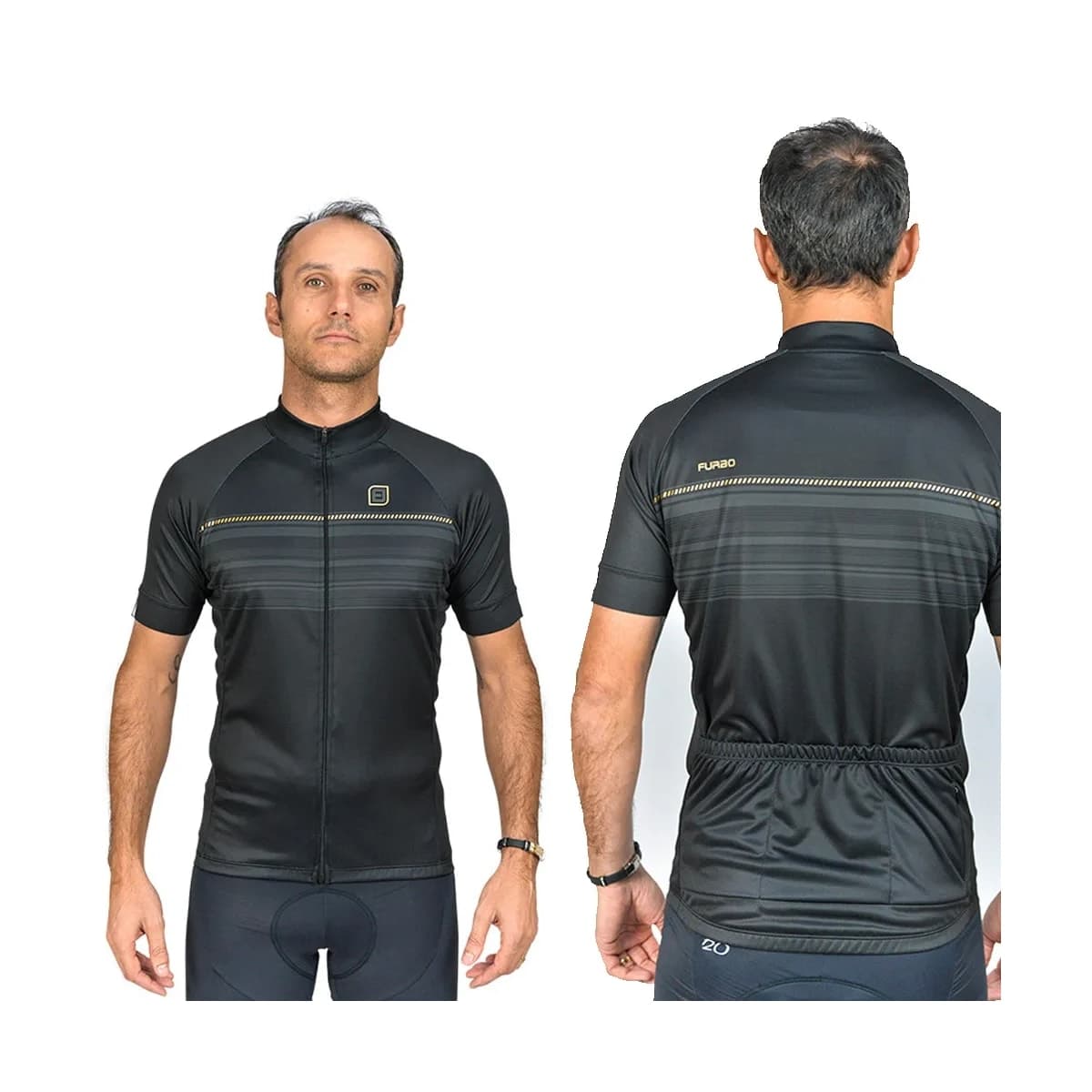 Camisa Ciclismo F13 Furbo Manga Curta Zi Zb Nobile Preto