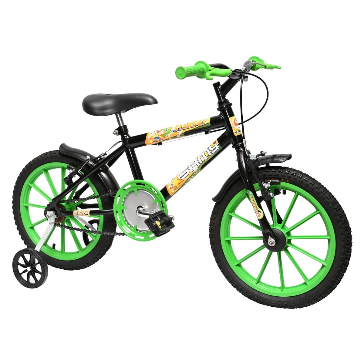 Bicicleta Aro 16 Volpx Verde e Preto