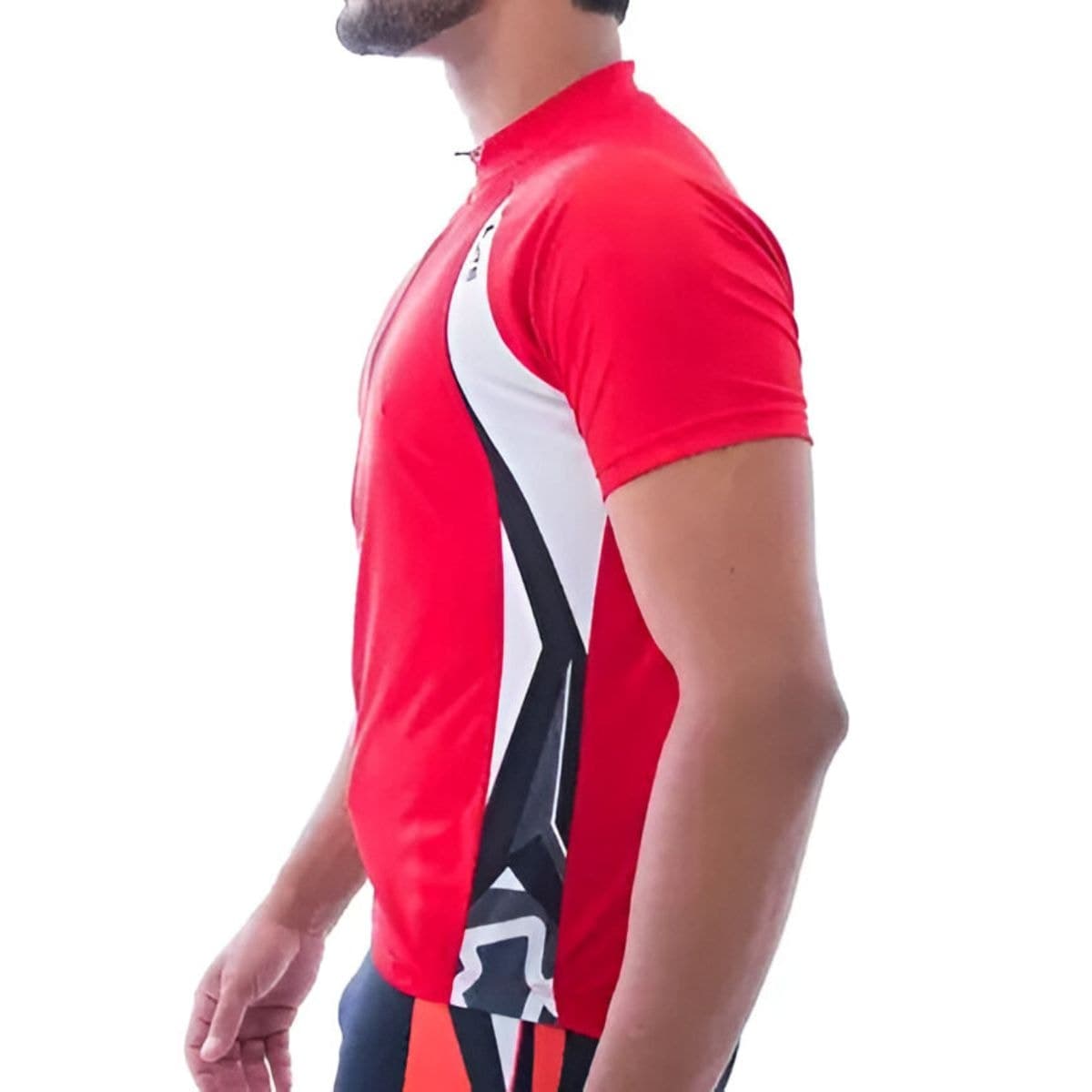 Camiseta Masculina Elite Vermelho Branco
