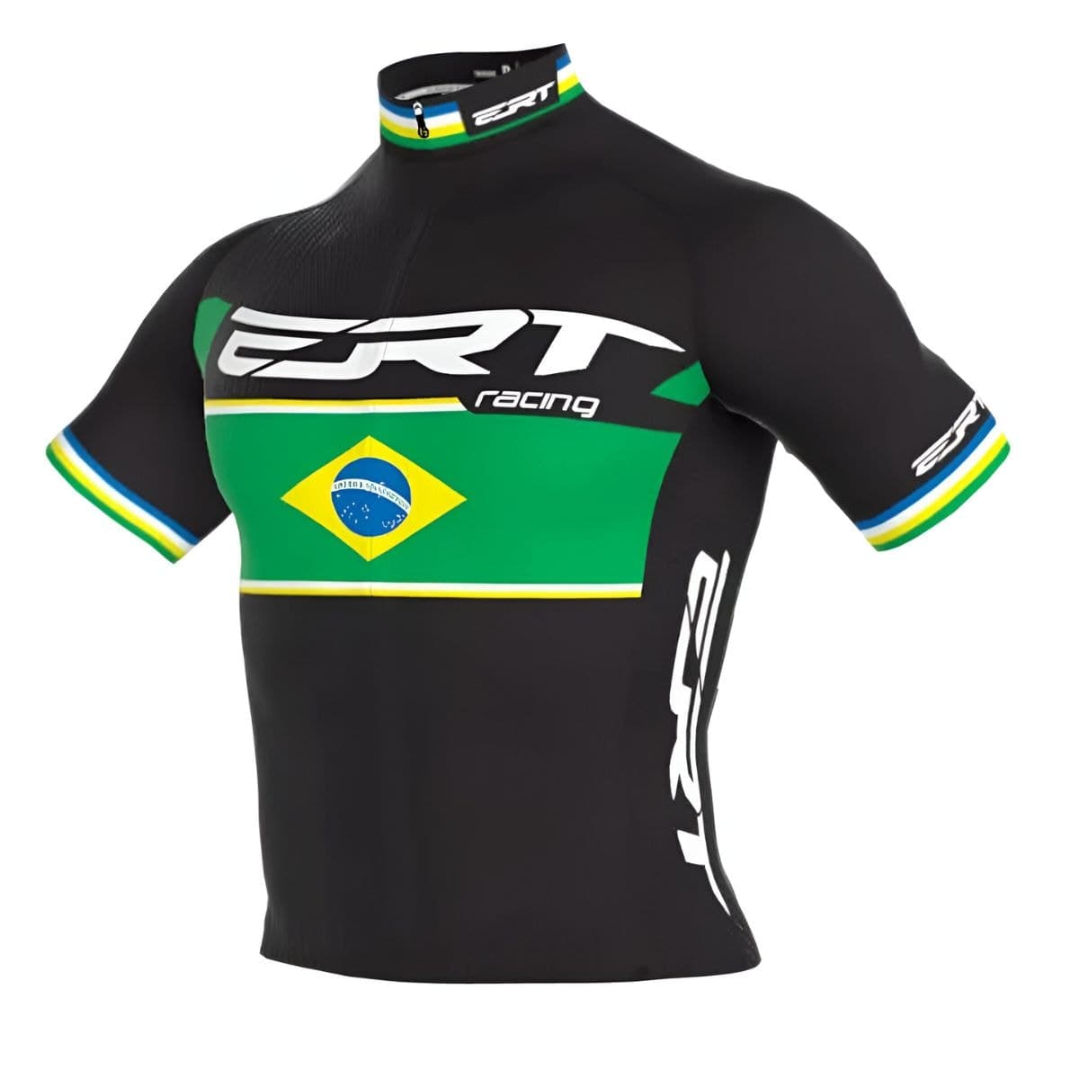 Camiseta Ciclismo Ert Racing Campeão Brasil Preto